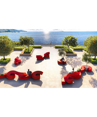 Asiento-escultura modular TWIST de Plust