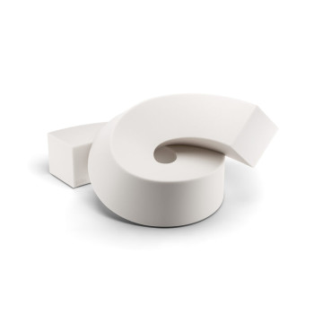 Asiento-escultura modular TWIST de Plust