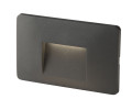 LUZ DE ESCALÓN LED EMPOTRABLE BREEN ANTRACITA 3W 290LM CCT IP65 13X1X8.5CM