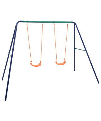 Juego de columpio de jardín de acero