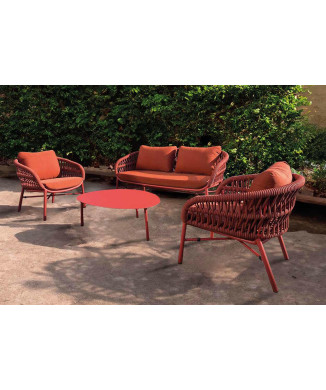 Conjunto de exterior TAORMINA marsala LASEGGIOLA