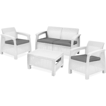 CONJUNTO DE SALÓN CORFÙ Conjunto de jardín KETER