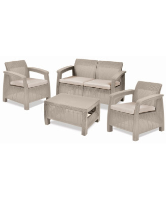 CONJUNTO DE SALÓN CORFÙ Conjunto de jardín KETER