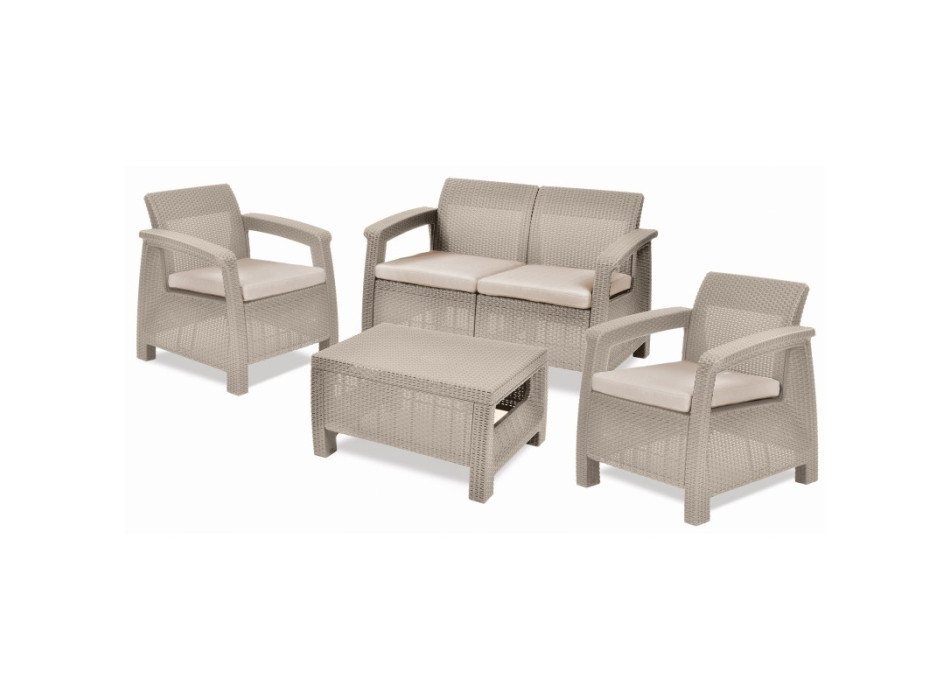 CONJUNTO DE SALÓN CORFÙ Conjunto de jardín KETER