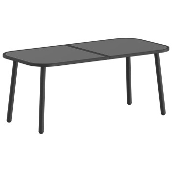 Juego de comedor para exterior ERGONOM marrón.