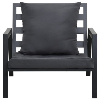 Conjunto de sofá de jardín de 5 piezas con cojines ALUM.