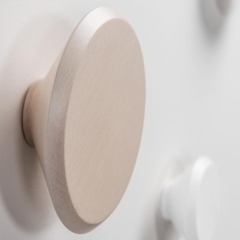 Set Nadua di 3 appendiabiti in legno massello di