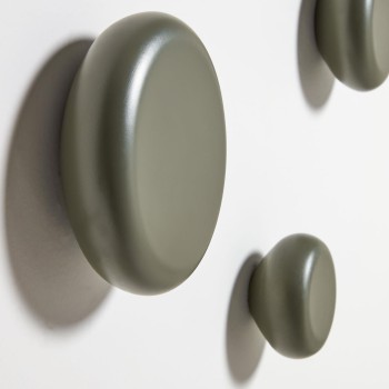 Set Nadue di 3 appendiabiti in legno massello di fiti in legno massello di faggi