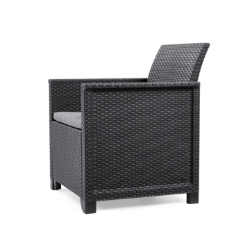 Conjunto de balcón KETER Emma con mesa de centro y 2 sillones