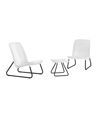 SET DE PATIO KETER RIO Mesa de jardín y 2 sillas