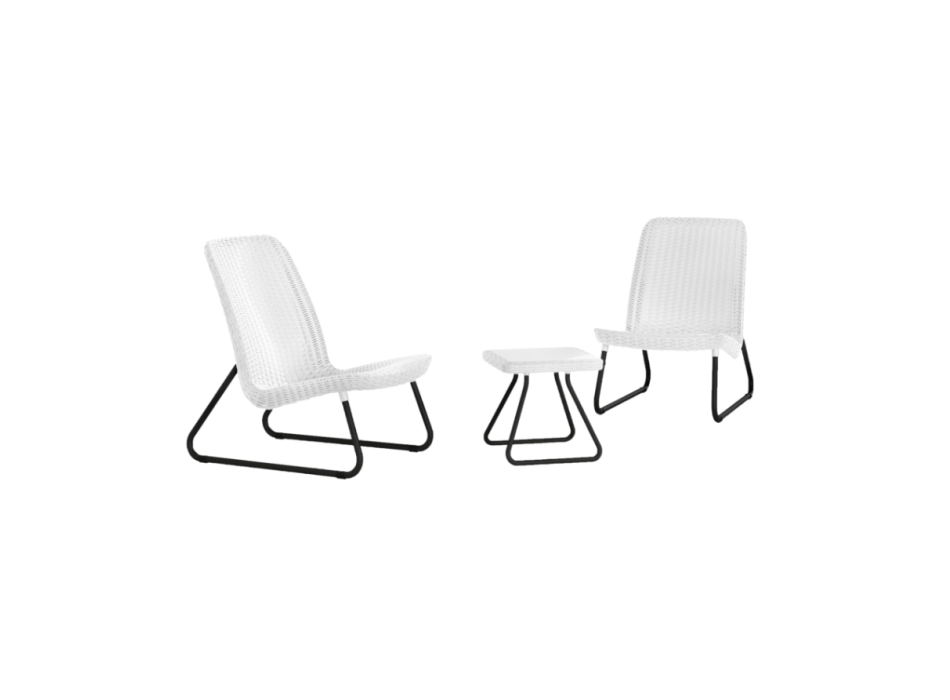 SET DE PATIO KETER RIO Mesa de jardín y 2 sillas