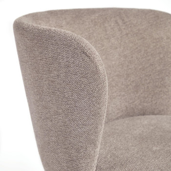 Conjunto de mesa extensible Novac Ø 120 + sillas Ciselia