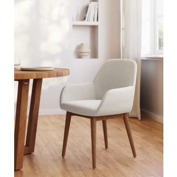 Conjunto mesa redonda Nahla + sillas Konna 