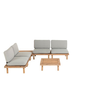 Conjunto Viridis de 4 sillones y dos mesas FSC 100%