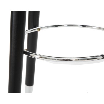 TABURETE BAR PARIS AZUL/PLATA