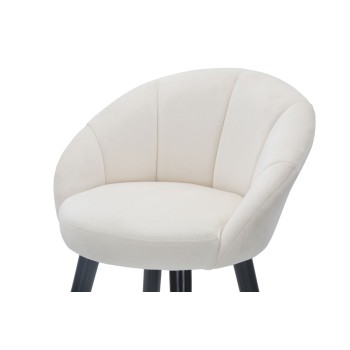 TABURETE DE BAR PRAGA CREMA