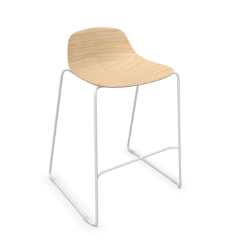 Taburete de cocina de madera 3D PURE LOOP MINI ROD - INFINITI