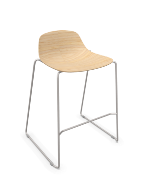 Taburete de cocina de madera 3D PURE LOOP MINI ROD - INFINITI