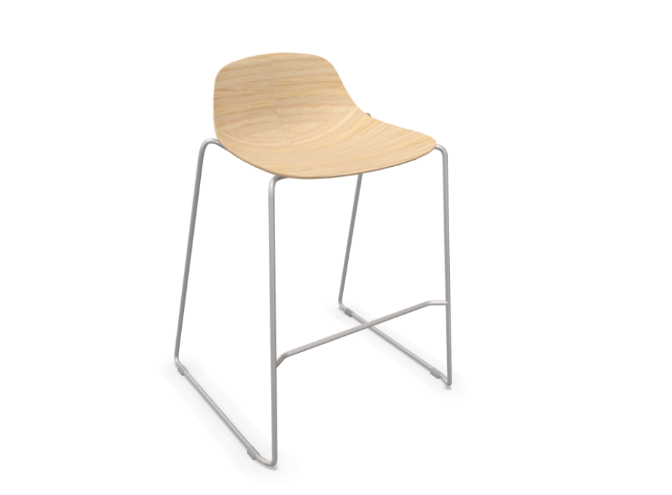 Taburete de cocina de madera 3D PURE LOOP MINI ROD - INFINITI