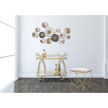 TABURETE CORAZÓN ROSA