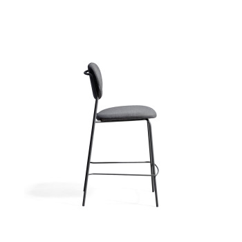 Taburete apilable Meli de chenilla