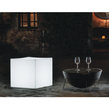 TABURETE CUBE LOUNGE CON LUZ