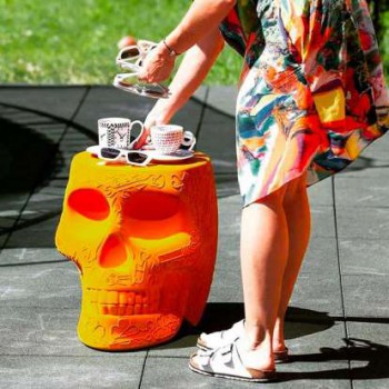 TABURETE Y MESA MEXICO ACABADO TERCIOPELO 70002 QEEBOO