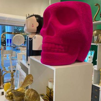 TABURETE Y MESA MEXICO ACABADO TERCIOPELO 70002 QEEBOO