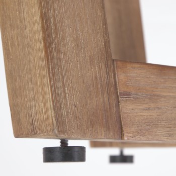 Mesa redonda de terrazo blanco Shanelle Ø 120 cm