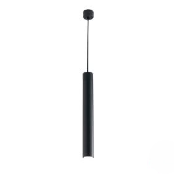 FLUKE SUSPENSIÓN REDONDA NEGRA 1XGU10 5,5X5,5X30CM