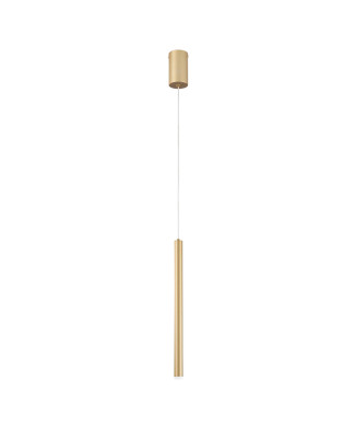 Lámpara colgante LED GOLD PYPE de 5 W y 470 lm, color CCT, 2,5 x 41 x 200 cm.