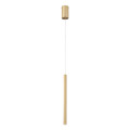 Lámpara colgante LED GOLD PYPE de 5 W y 470 lm, color CCT, 2,5 x 41 x 200 cm.