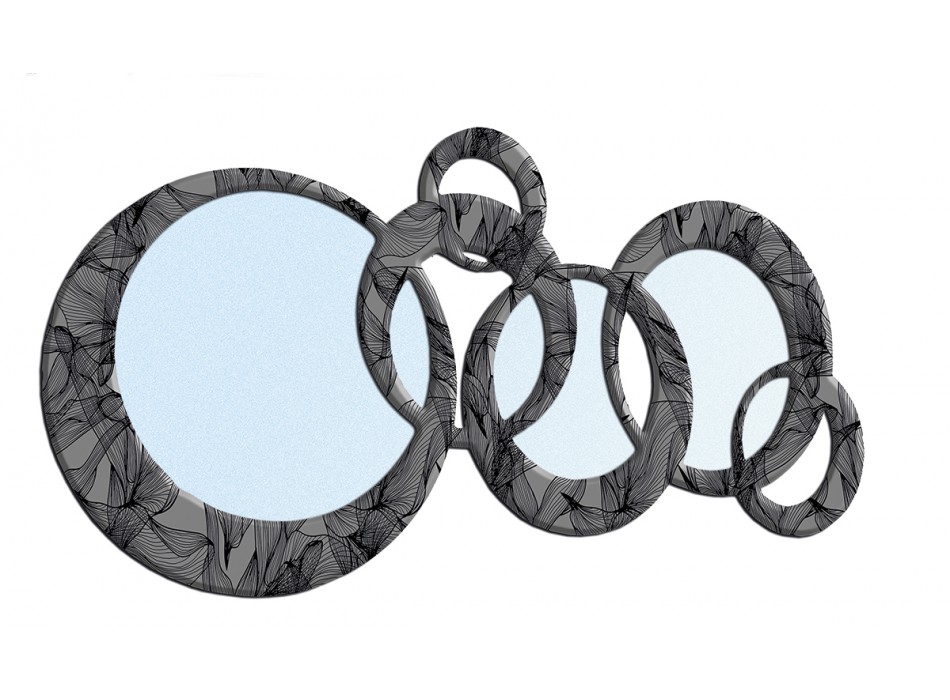 Espejo Círculos hojas P2934G P2934M Pintdecor