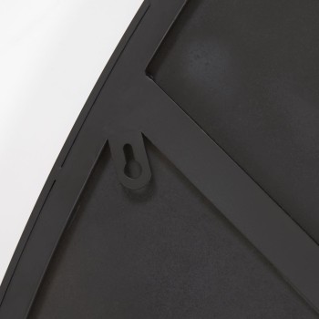 Espejo Anera en metal negro 84 x 108,5 cm
