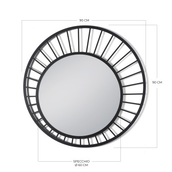 Espejo de pared RAY de Arts and Crafts