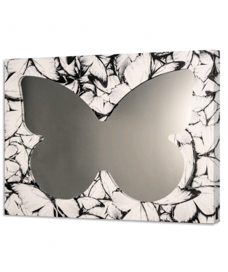 Espejo MARIPOSAS BLANCO NEGRO GS4390 PINTDECOR
