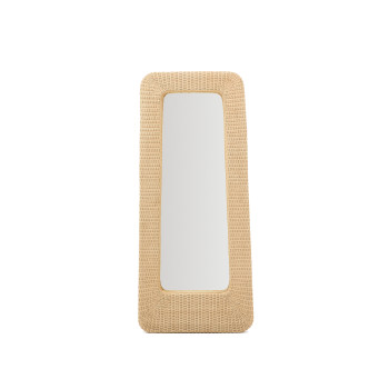 Espejo de ratán Zilna 58 x 120 cm