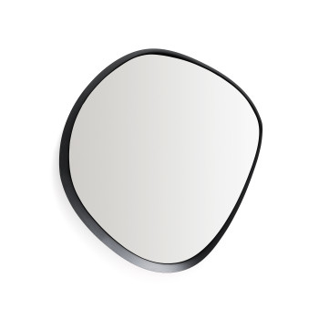 Espejo Tebel en metal negro 85 x 93,5 cm