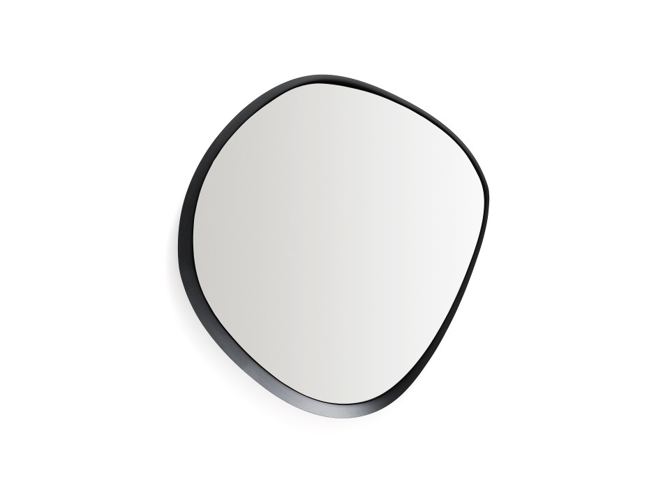 Espejo Tebel en metal negro 85 x 93,5 cm