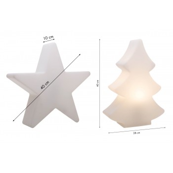 Estrella Luminosa 40 cm 32349W Diseño 8 Estaciones