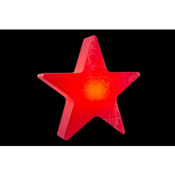 Estrella Luminosa Feliz Navidad 60 cm 32493W Diseño 8 Estaciones