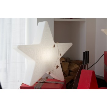 Estrella Luminosa Feliz Navidad 60 cm 32493W Diseño 8 Estaciones