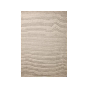 Alfombra Ardelia de fibras sintéticas color crudo, 160 x 230 cm.