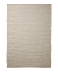 Alfombra Ardelia de fibras sintéticas color crudo, 160 x 230 cm.