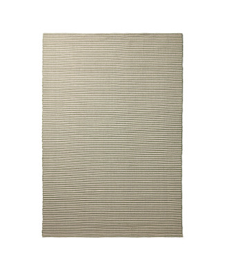Alfombra Ardelia de fibras sintéticas, verde y beige, 160 x 230 cm