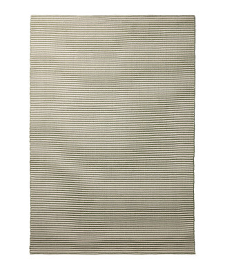 Alfombra Ardelia de fibras sintéticas, verde y beige, 200 x 300 cm
