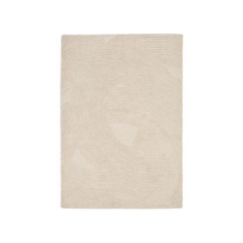 Alfombra Domm lana beige 160 x 230 cm