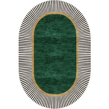 Alfombra TISCA Serie "H" con mechones hechos a mano