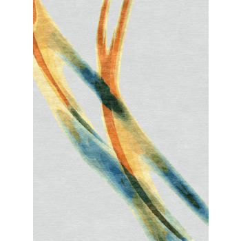 Alfombra TISCA Serie "H" con mechones hechos a mano