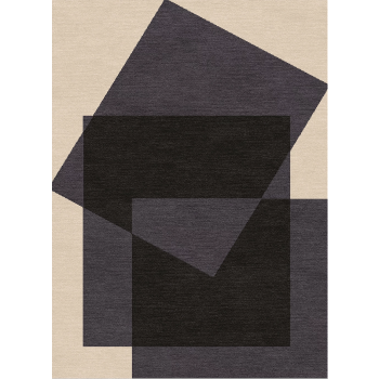 Alfombra TISCA Serie "H" con mechones hechos a mano